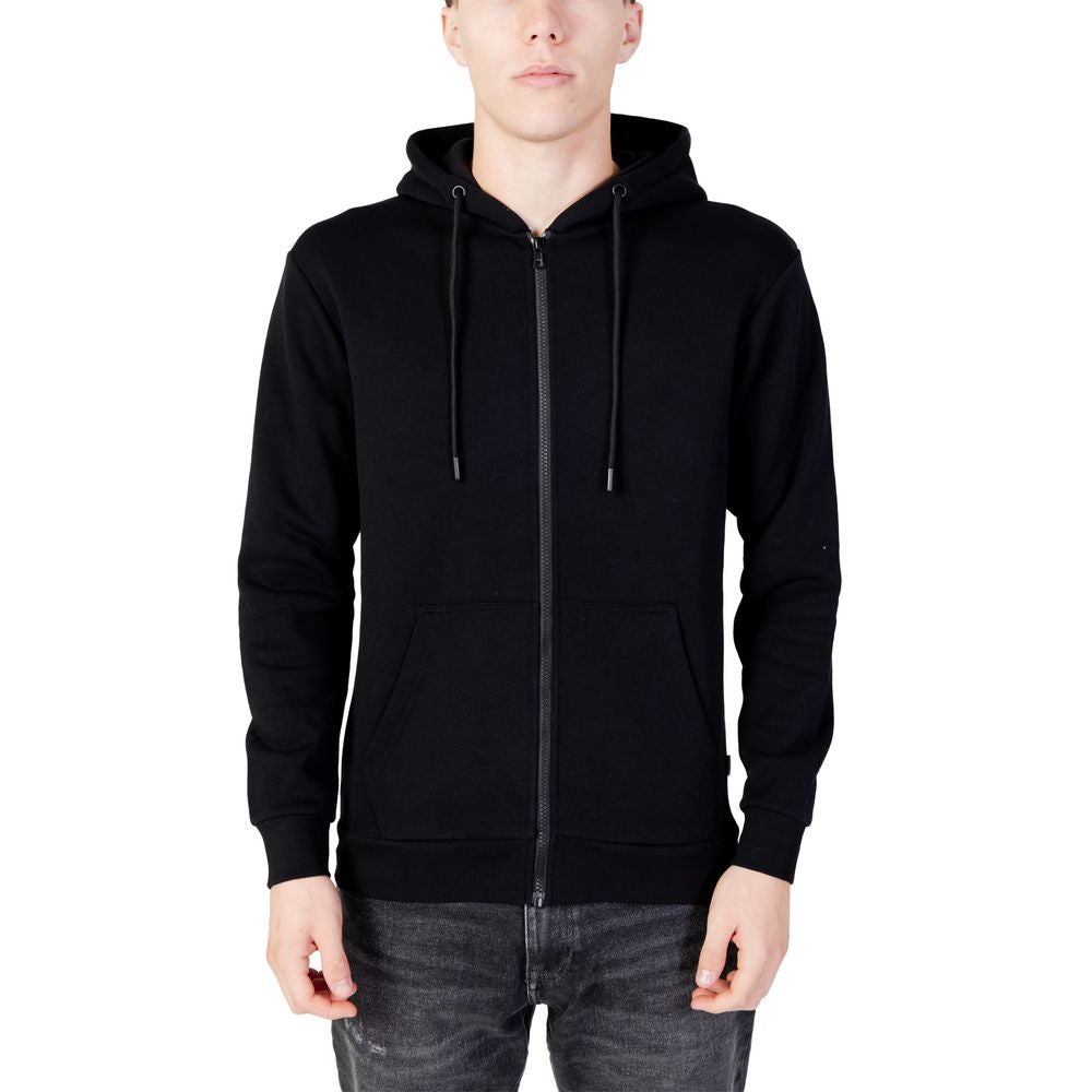Jack Jones Schwarzer Hoodie aus Polyester