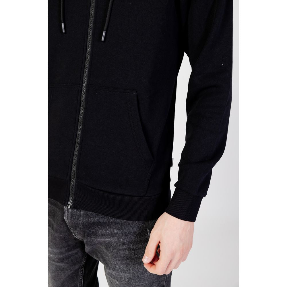 Jack Jones Schwarzer Hoodie aus Polyester