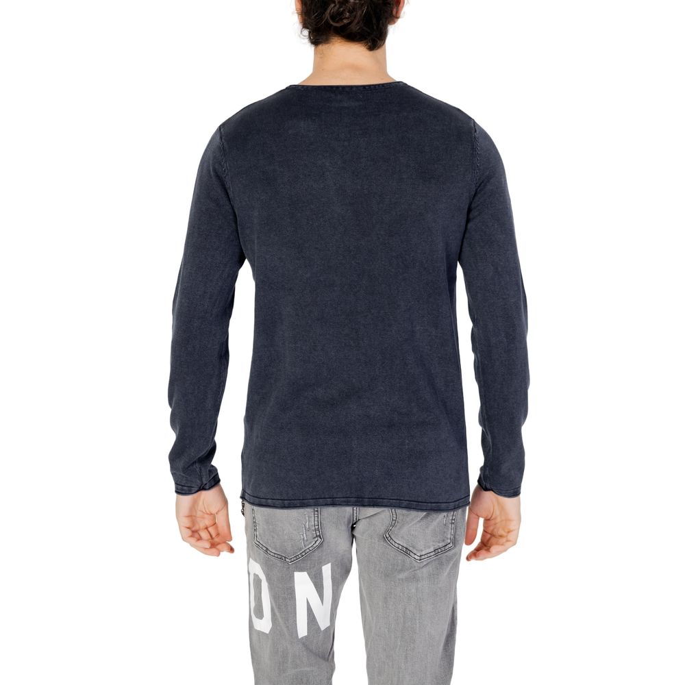 Jack Jones Blauer Baumwoll-Sweatshirt