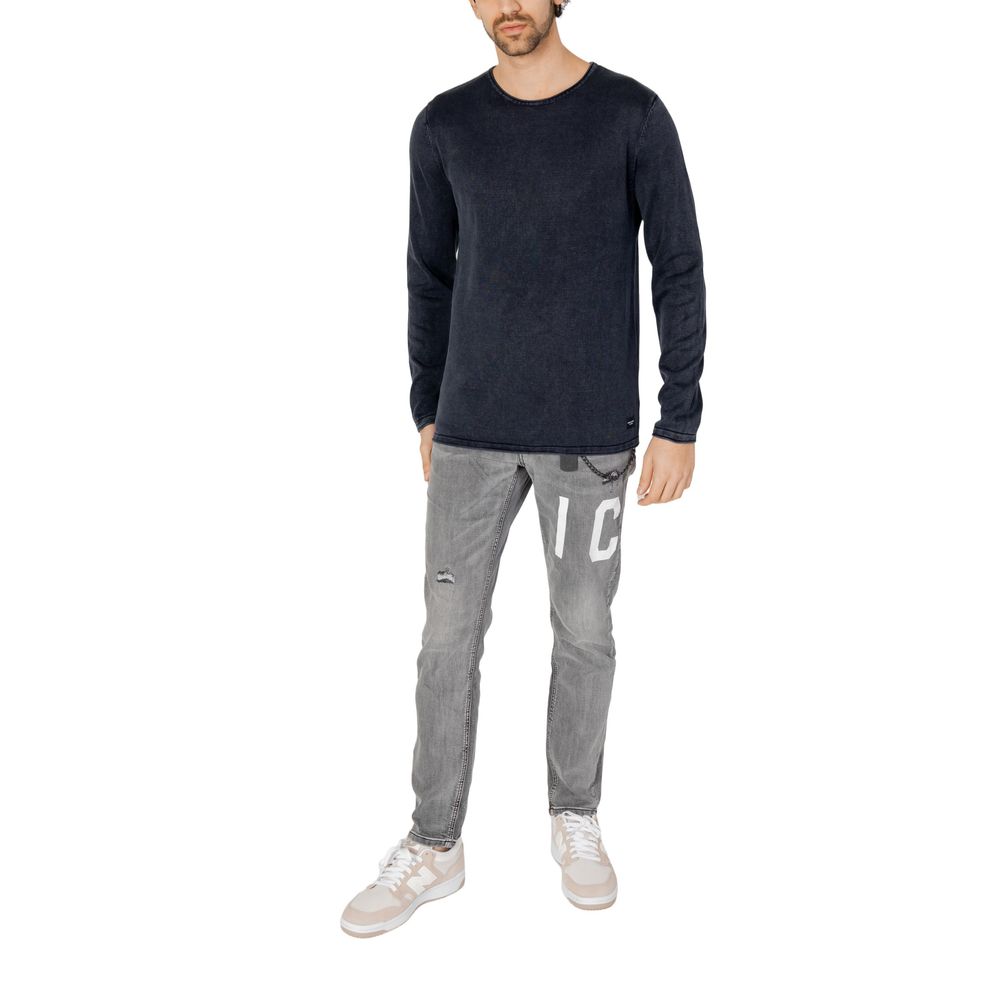 Jack Jones Blauer Baumwoll-Sweatshirt