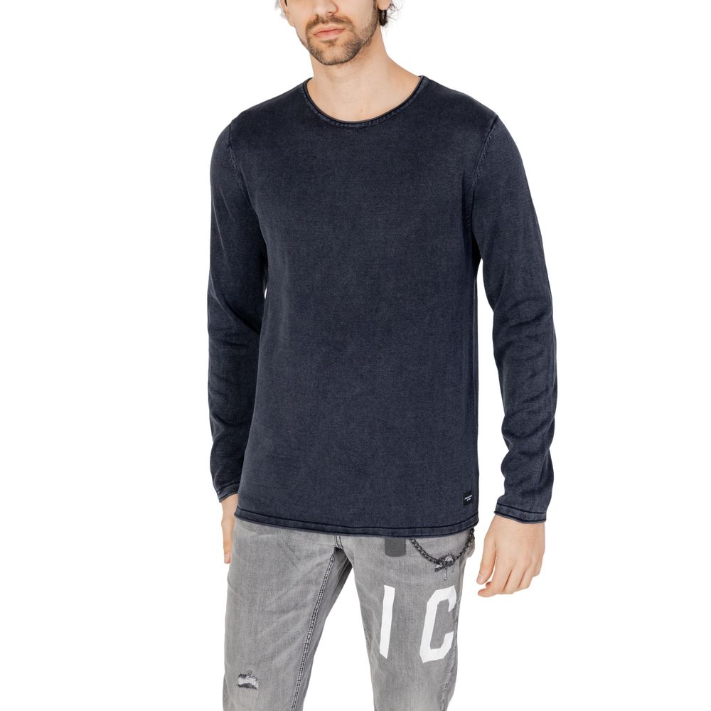 Jack Jones Blauer Baumwoll-Sweatshirt
