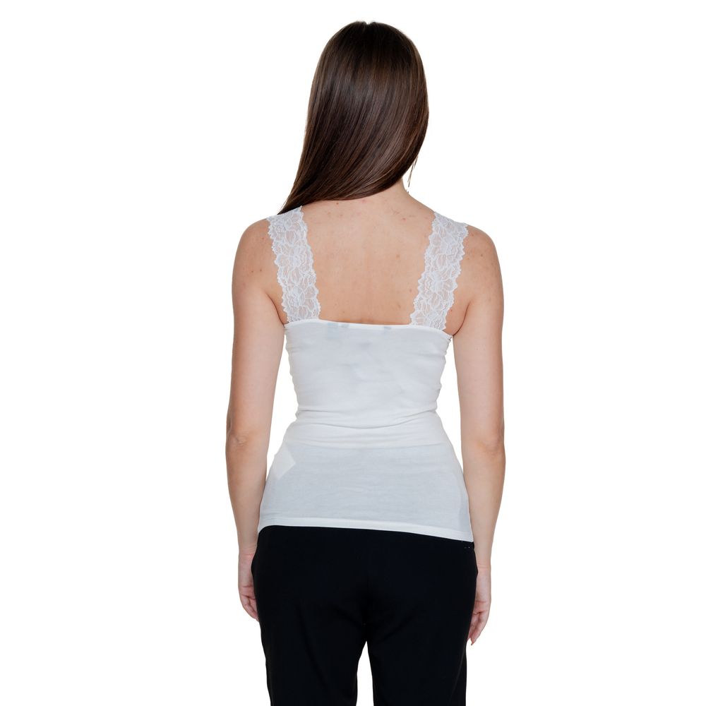 Vero Moda Weiße Viskose-Trägershirts
