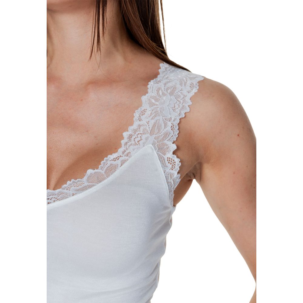 Vero Moda Weiße Viskose-Trägershirts