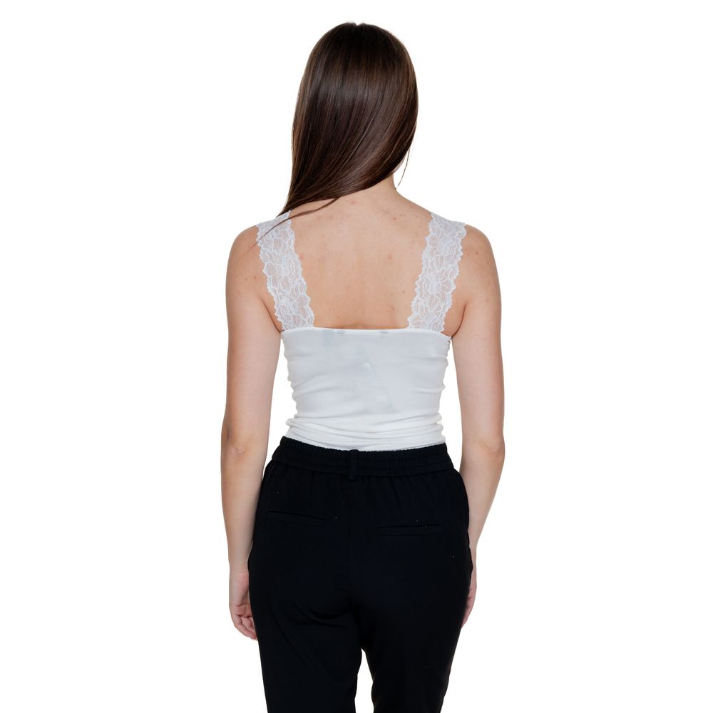 Vero Moda Weiße Viskose-Trägershirts