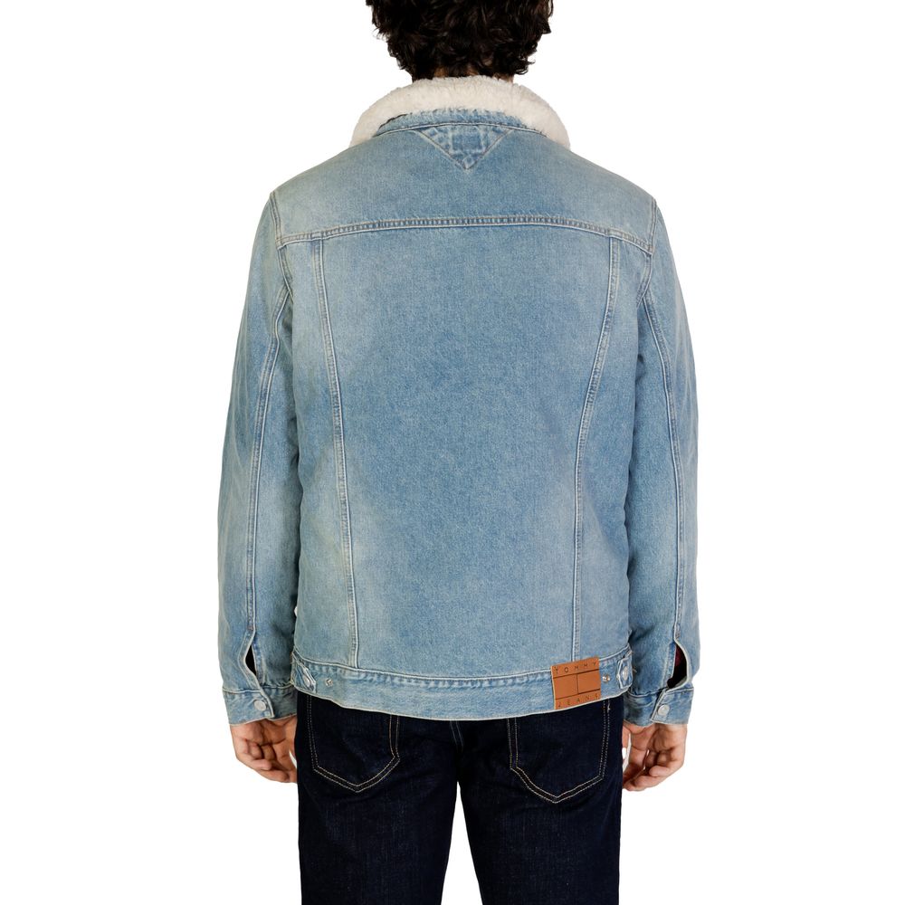Tommy Hilfiger Jeans Hellblaue Jeansjacke aus Baumwolle