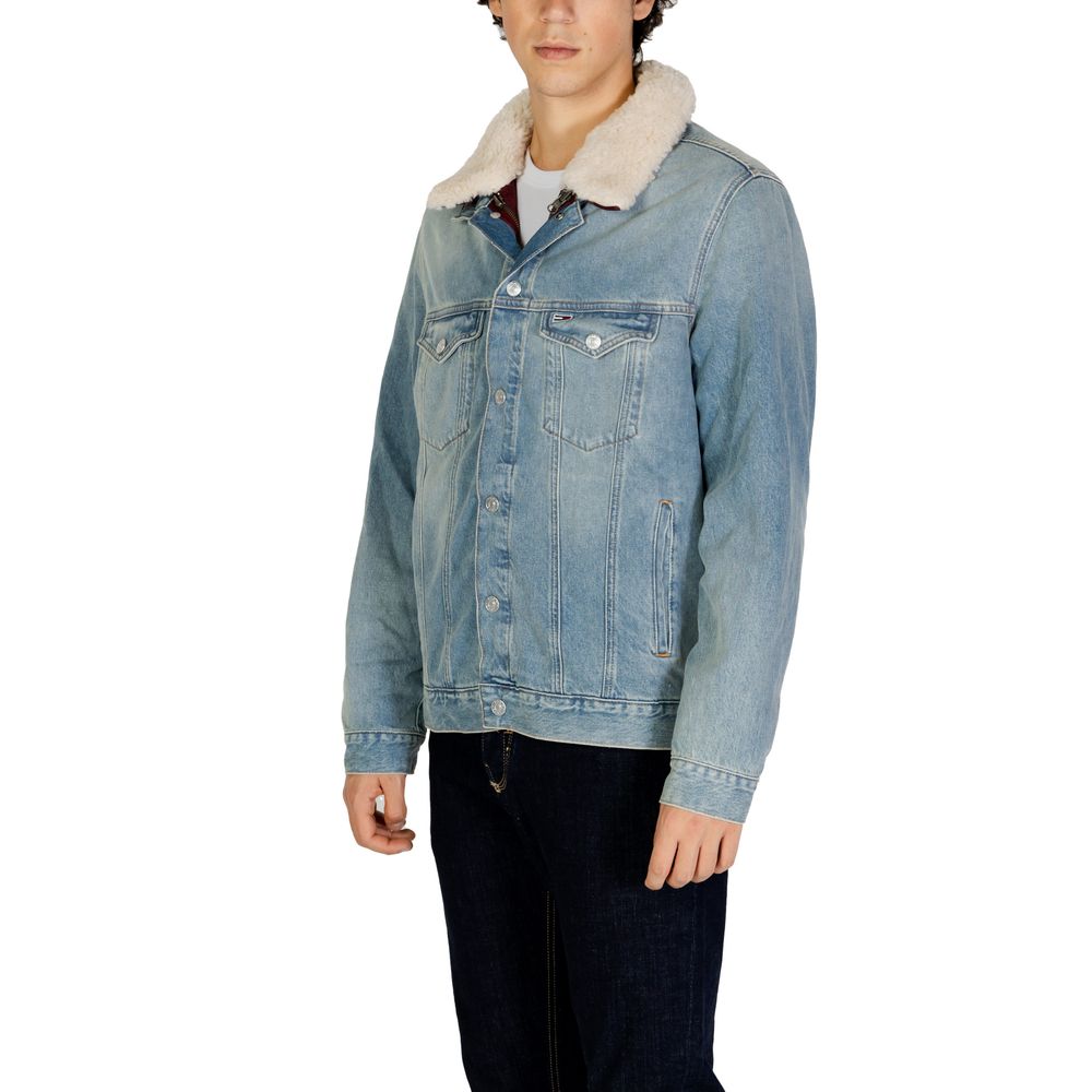 Tommy Hilfiger Jeans Hellblaue Jeansjacke aus Baumwolle