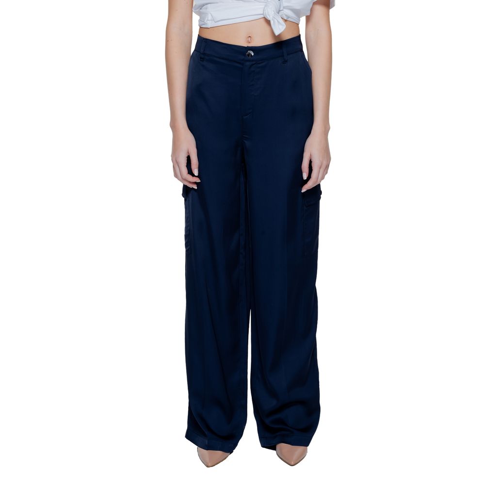 Street One Blaue Freizeithose aus Viskose