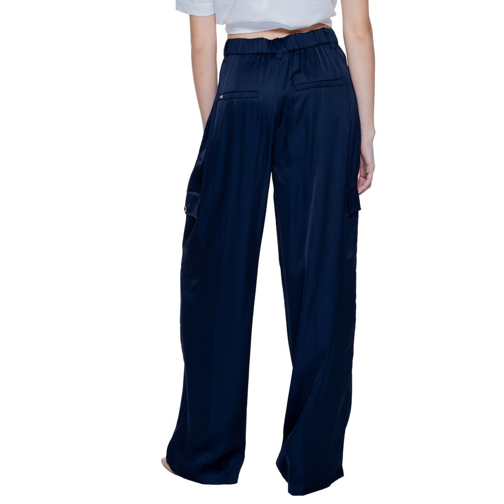 Street One Blaue Freizeithose aus Viskose