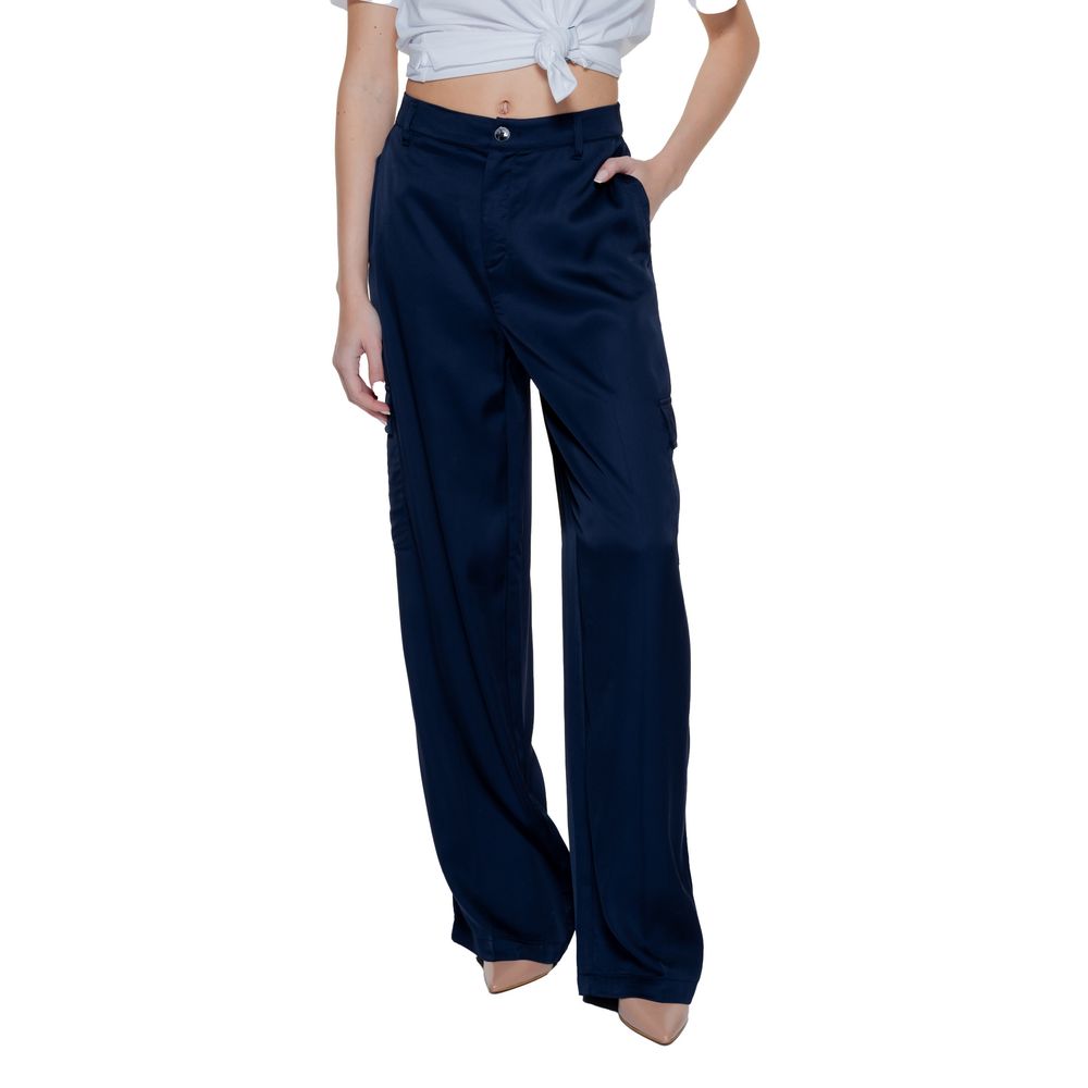 Street One Blaue Freizeithose aus Viskose