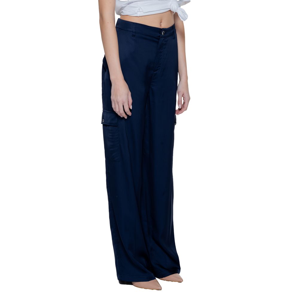Street One Blaue Freizeithose aus Viskose
