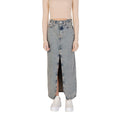 Calvin Klein Jeans Blauer Baumwoll-Maxirock