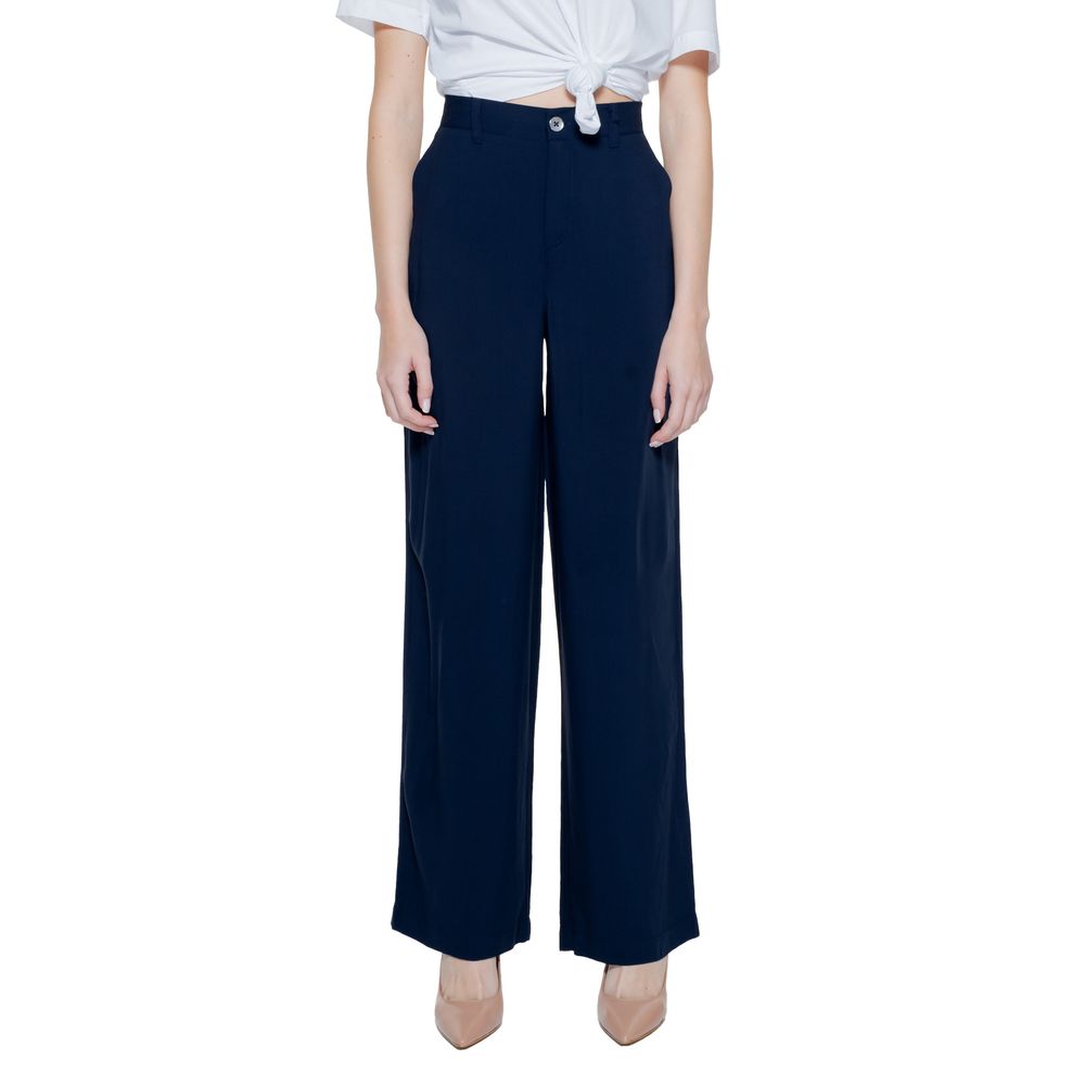 Street One Blaue Freizeithose aus Viskose