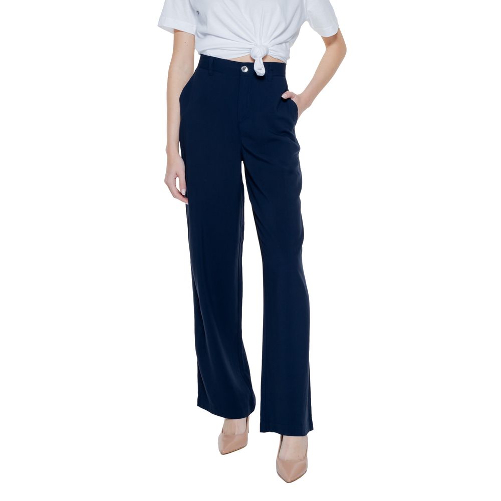 Street One Blaue Freizeithose aus Viskose
