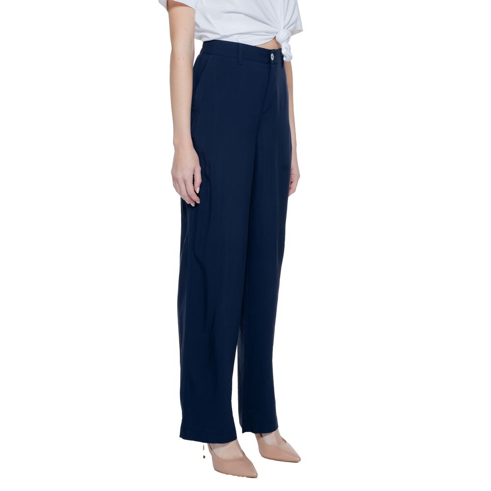 Street One Blaue Freizeithose aus Viskose