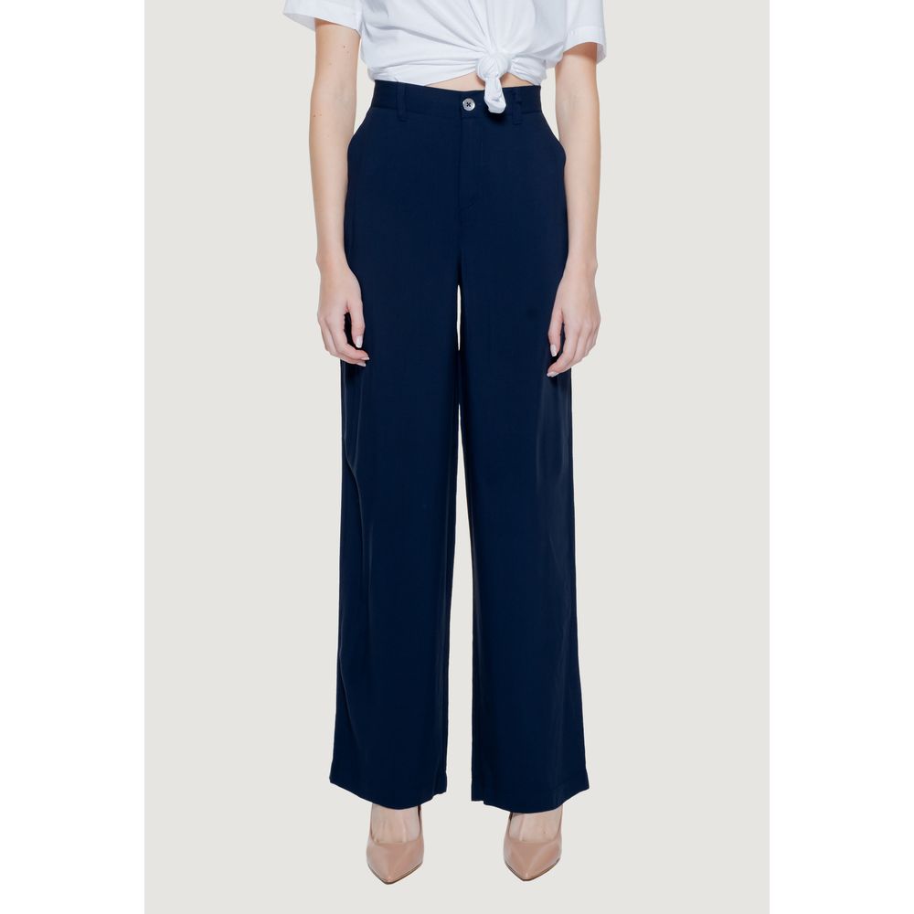 Street One Blaue Freizeithose aus Viskose