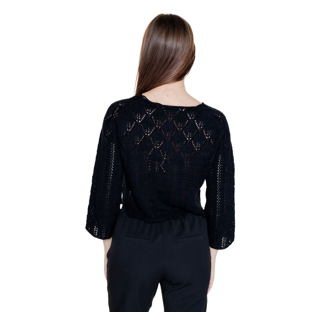 Vero Moda Schwarzer Baumwoll-Sweatshirt