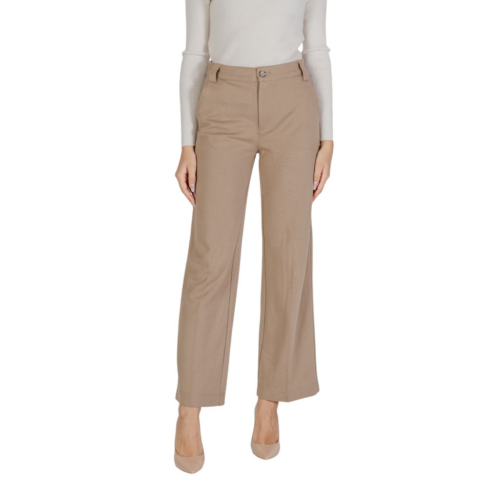 Street One Beige Viskose Anzughose