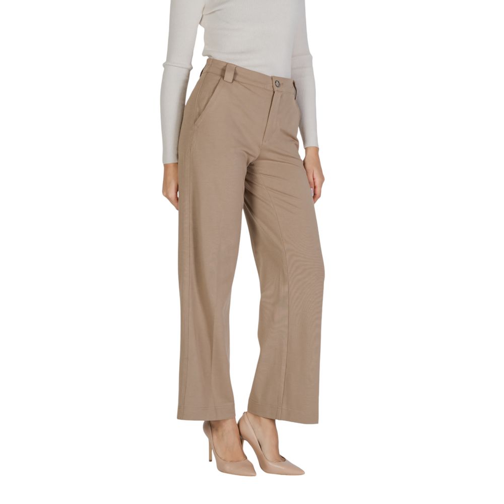 Street One Beige Viskose Anzughose
