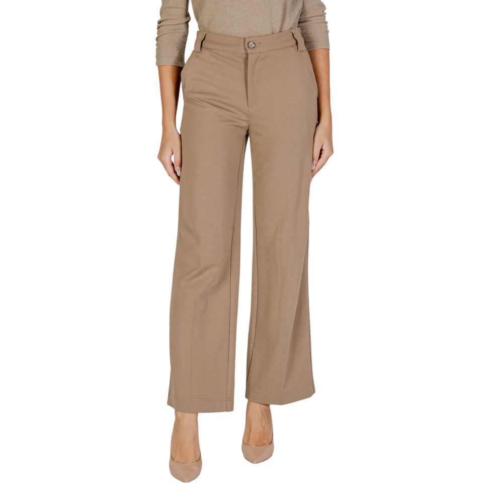 Street One Beige Viskose Anzughose