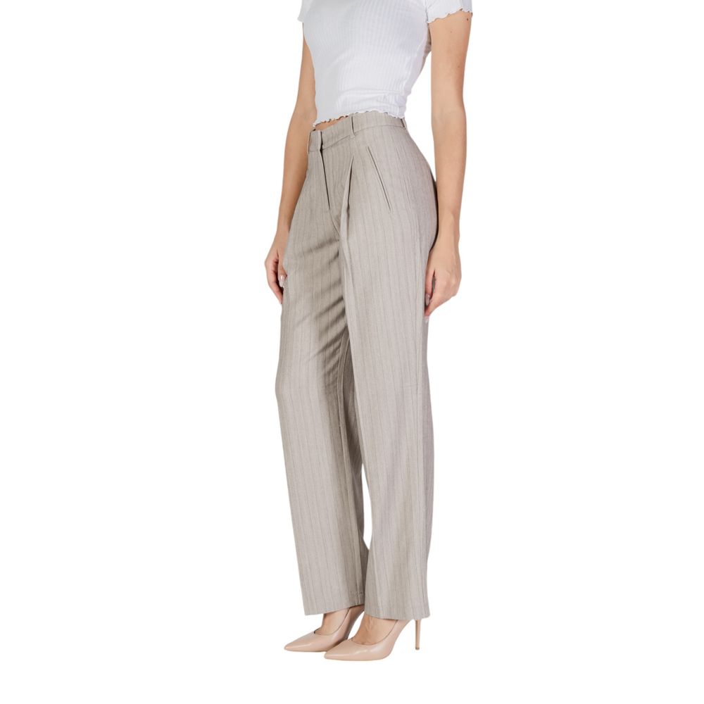Vero Moda Graue Freizeithose aus Polyester