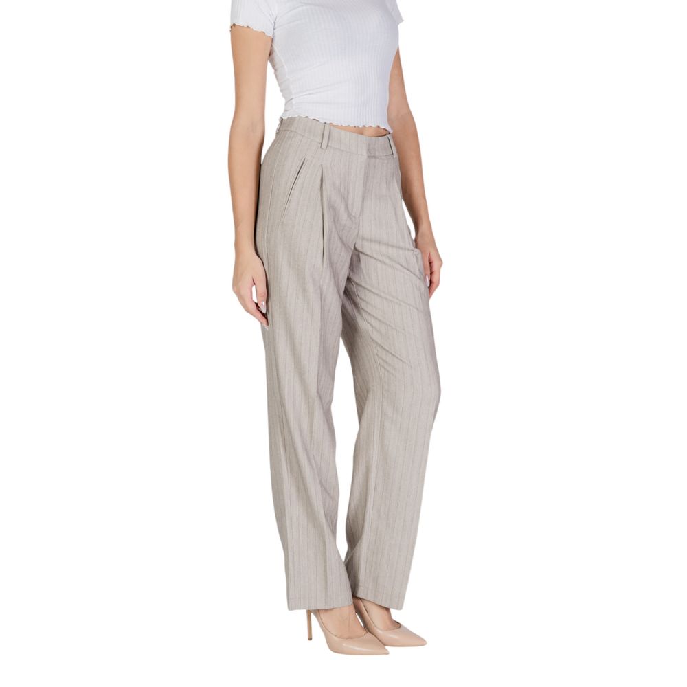 Vero Moda Graue Freizeithose aus Polyester
