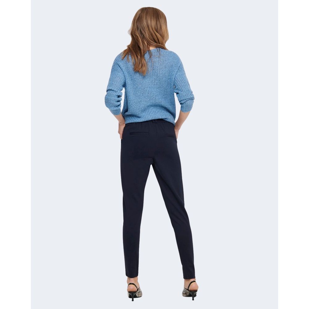Only Blaue Freizeithose aus Viskose