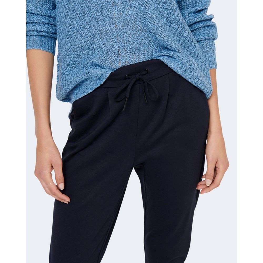 Only Blaue Freizeithose aus Viskose