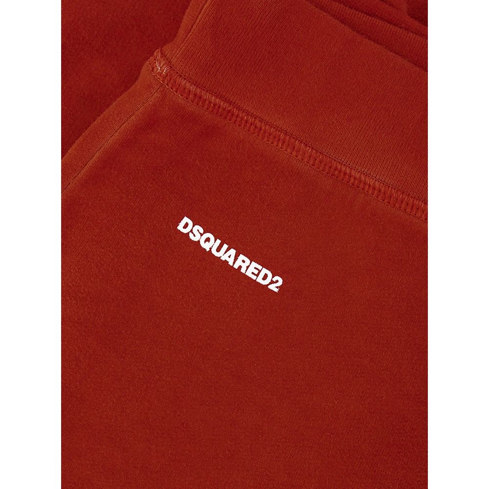Dsquared² Rote Baumwoll-Jogginghose