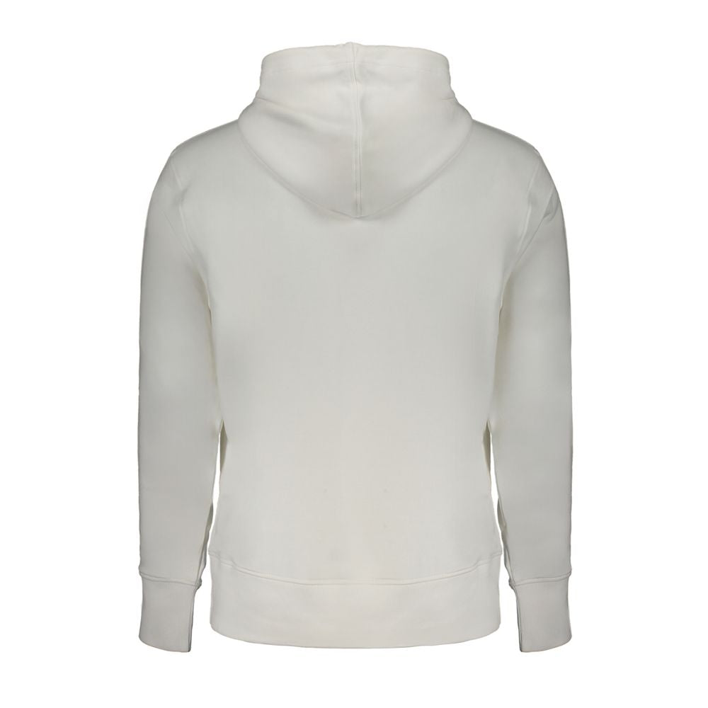 Calvin Klein Baumwoll-Pullover in Weiß