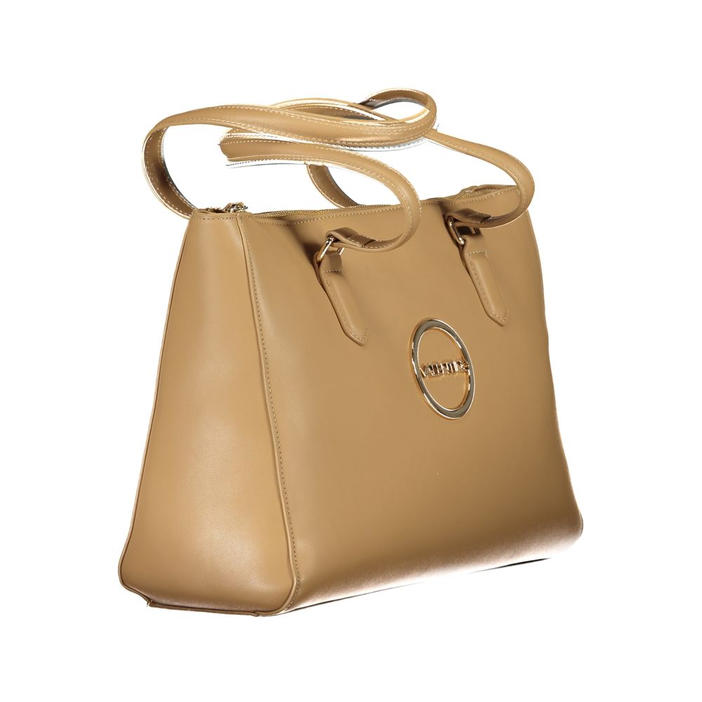 Mario Valentino Damen-Handtasche aus beigem Polyurethan