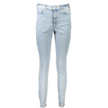 Tommy Hilfiger Blaue Baumwolljeans mit geradem Bein