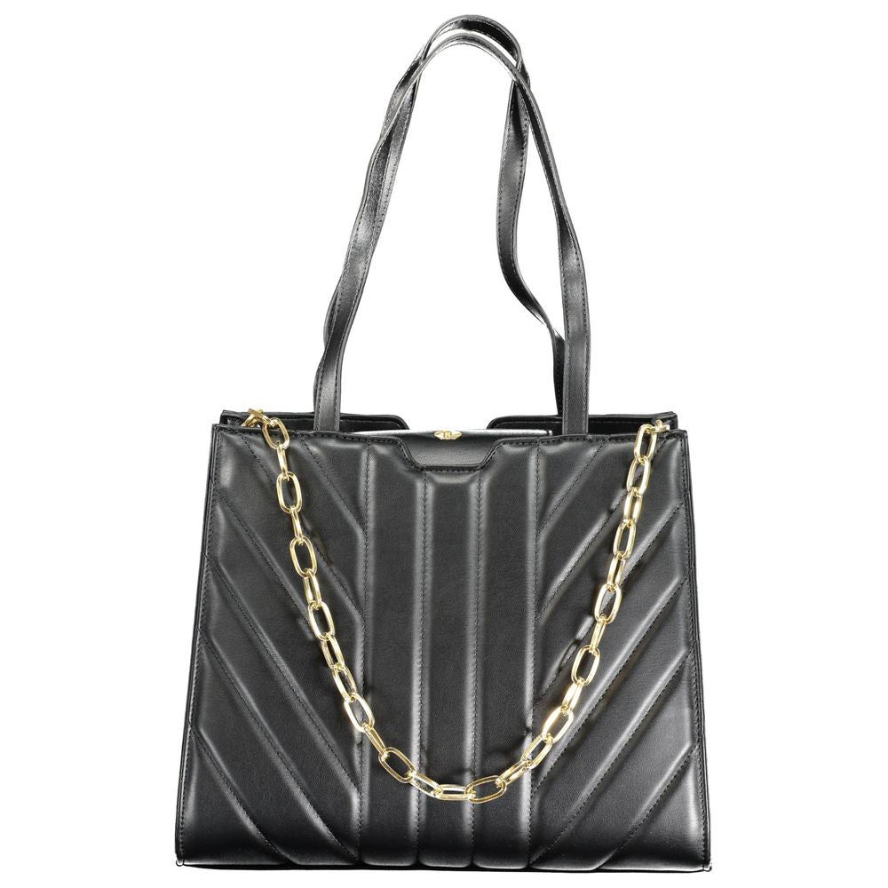 Mario Valentino Nero Handtasche aus Polyurethan für Damen