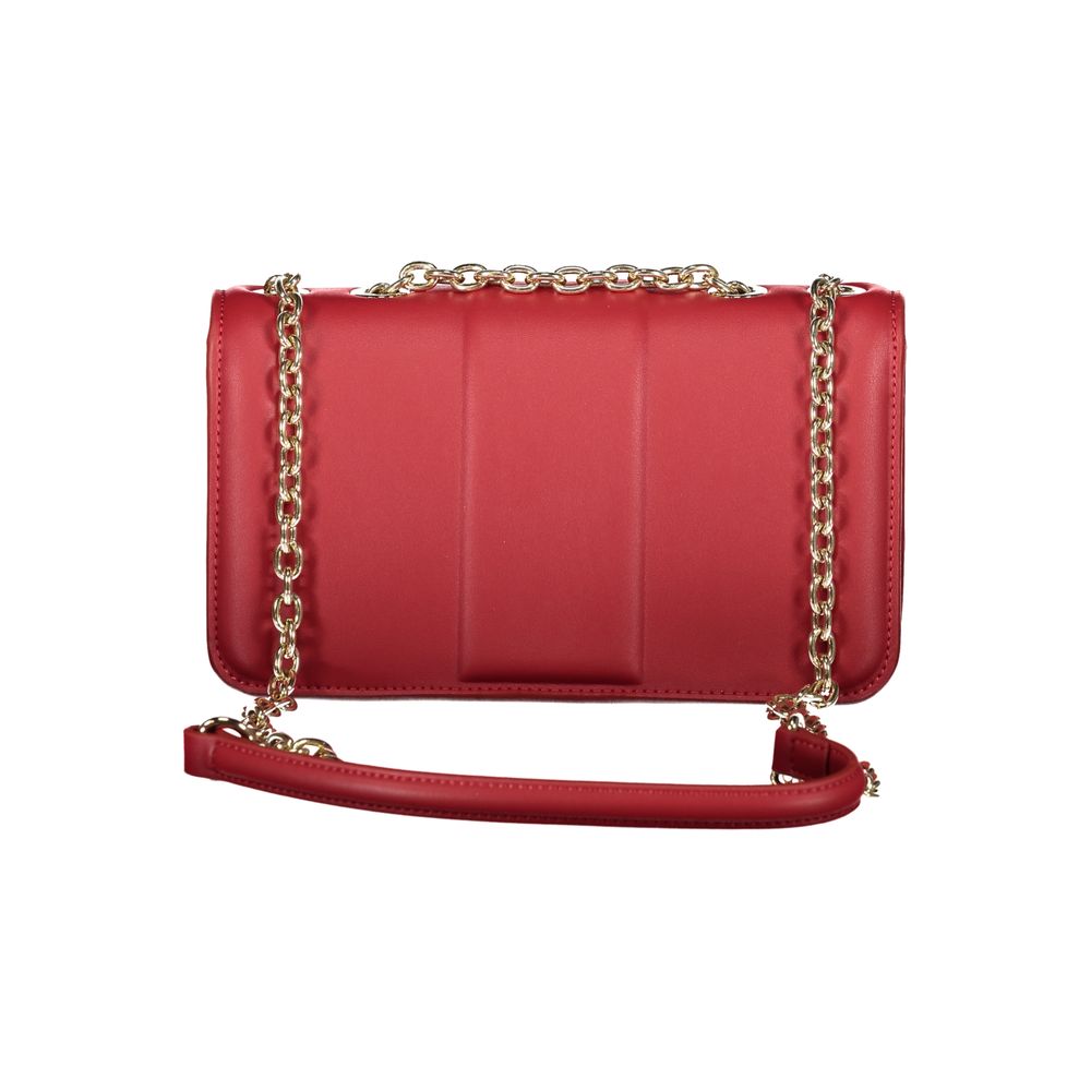 Mario Valentino Rote Polyethylen-Handtasche