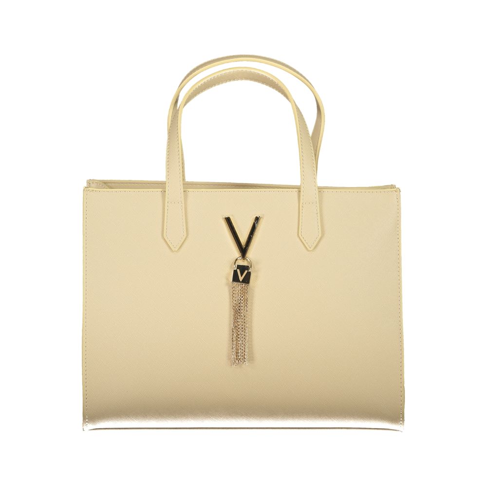 Mario Valentino Damen-Handtasche aus beigem Polyurethan