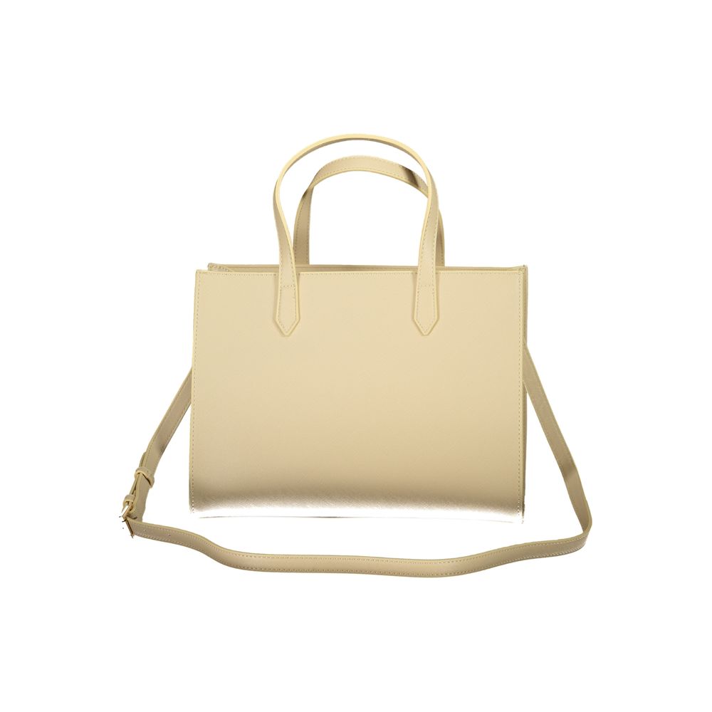 Mario Valentino Damen-Handtasche aus beigem Polyurethan