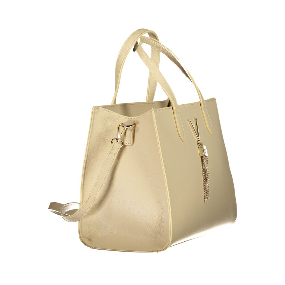 Mario Valentino Damen-Handtasche aus beigem Polyurethan