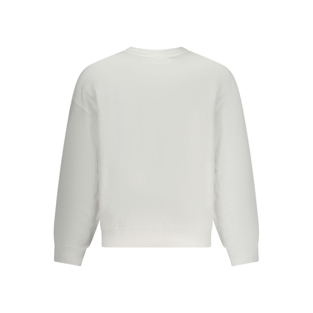 Guess Jeans Weißes Herren-Sweatshirt aus Baumwolle