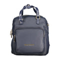 Mario Valentino Blauer Polyethylen-Rucksack