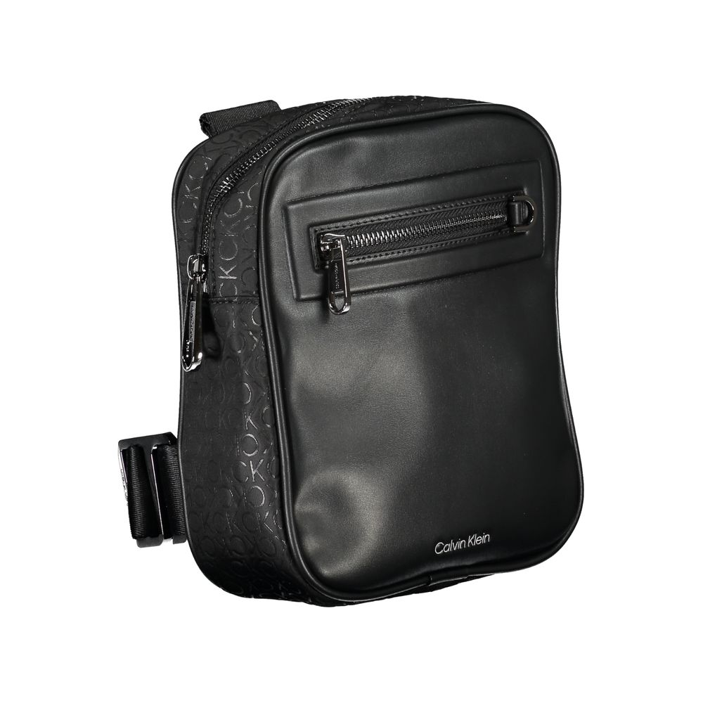 Calvin Klein Schwarze Polyester-Umhängetasche