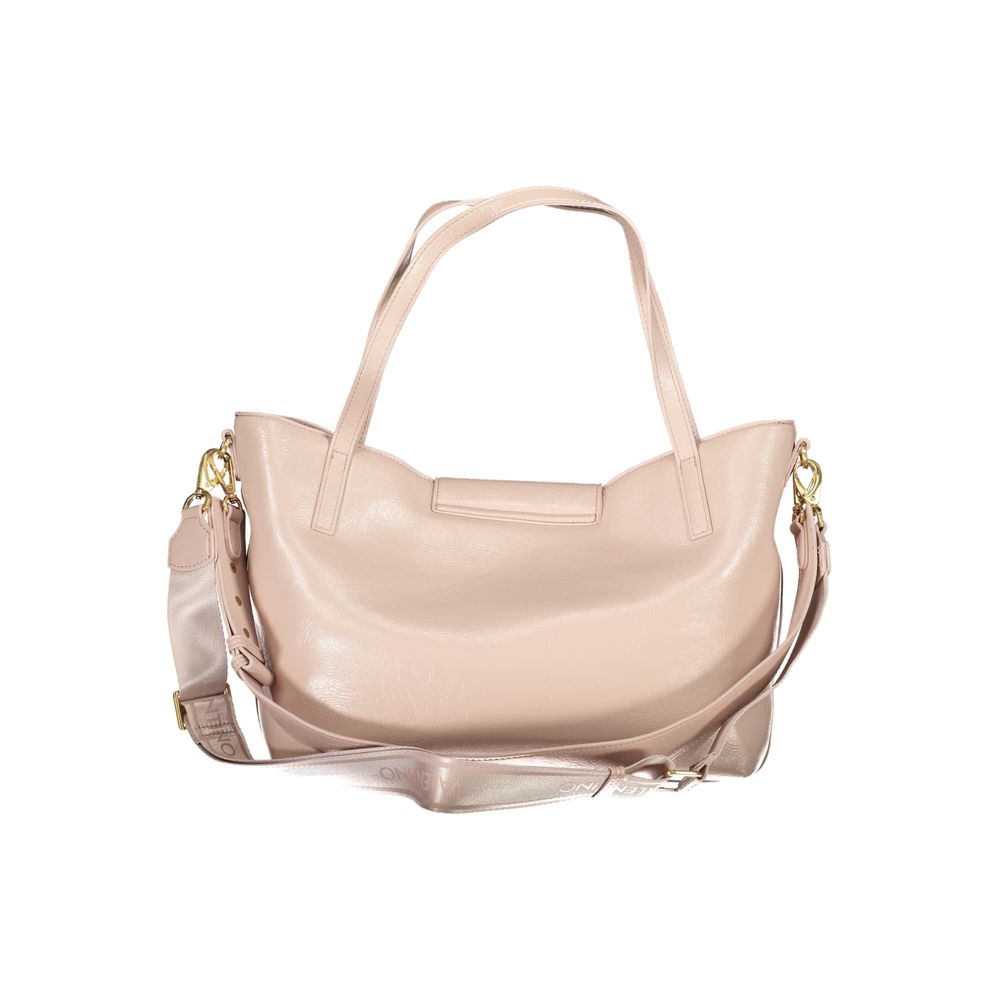 Mario Valentino Rosa Polyurethane Damen Handtasche