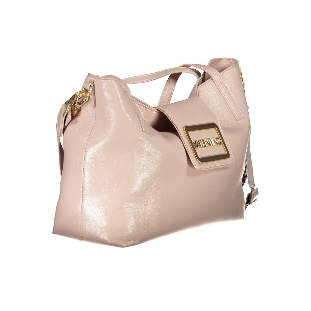 Mario Valentino Rosa Polyurethane Damen Handtasche