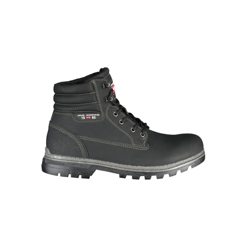 Carrera Schwarzer Polyester Herrenstiefel