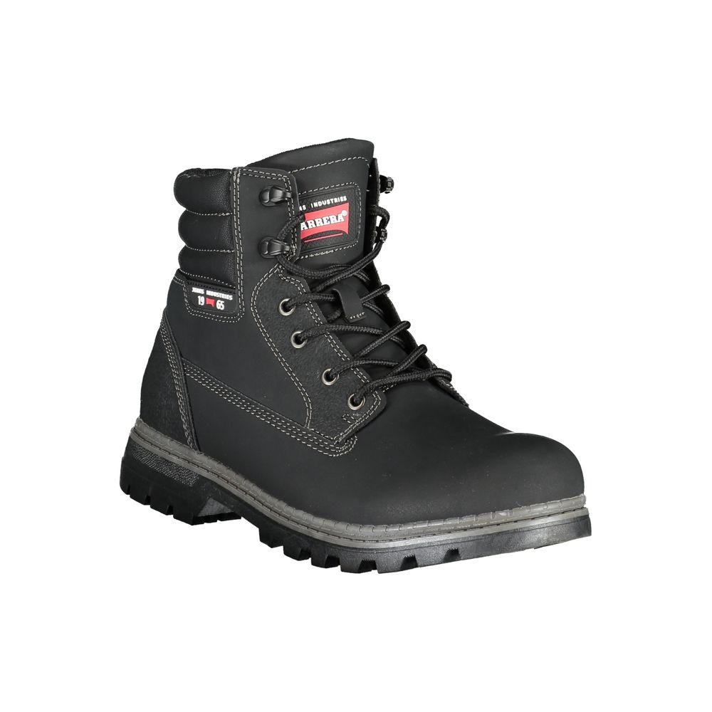 Carrera Schwarzer Polyester Herrenstiefel