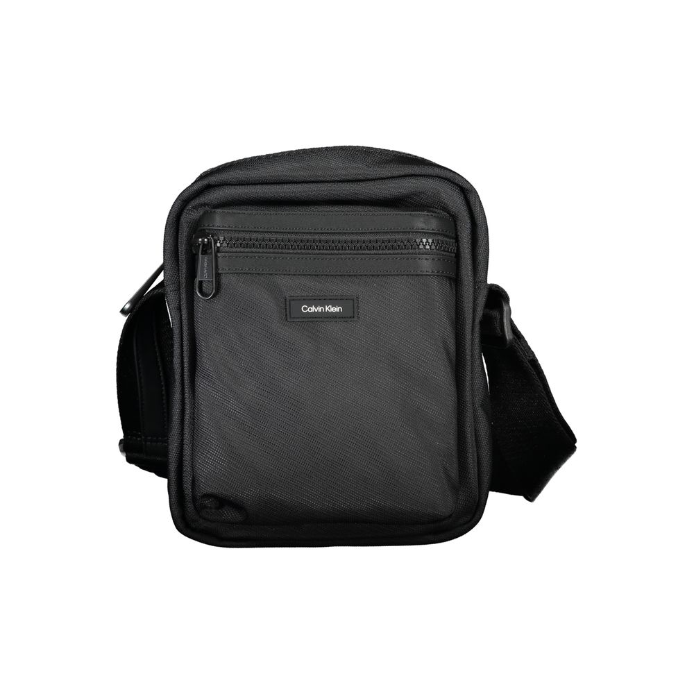 Calvin Klein Schwarze Schultertasche aus Polyester