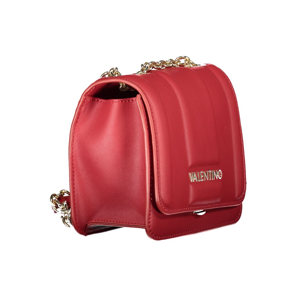 Mario Valentino Damenhandtasche aus rotem Polyurethan