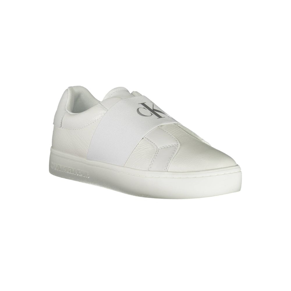 Calvin Klein Sneaker aus weißem Stoff