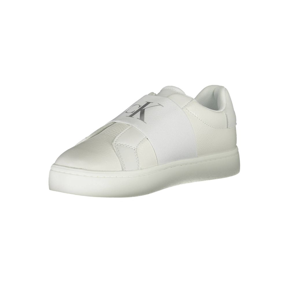 Calvin Klein Sneaker aus weißem Stoff
