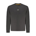 Hugo Boss Schwarzer Baumwoll-Herren-Sweatshirt