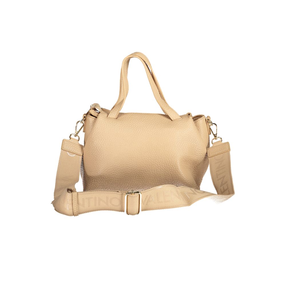 Mario Valentino Damen-Handtasche aus beigem Polyurethan