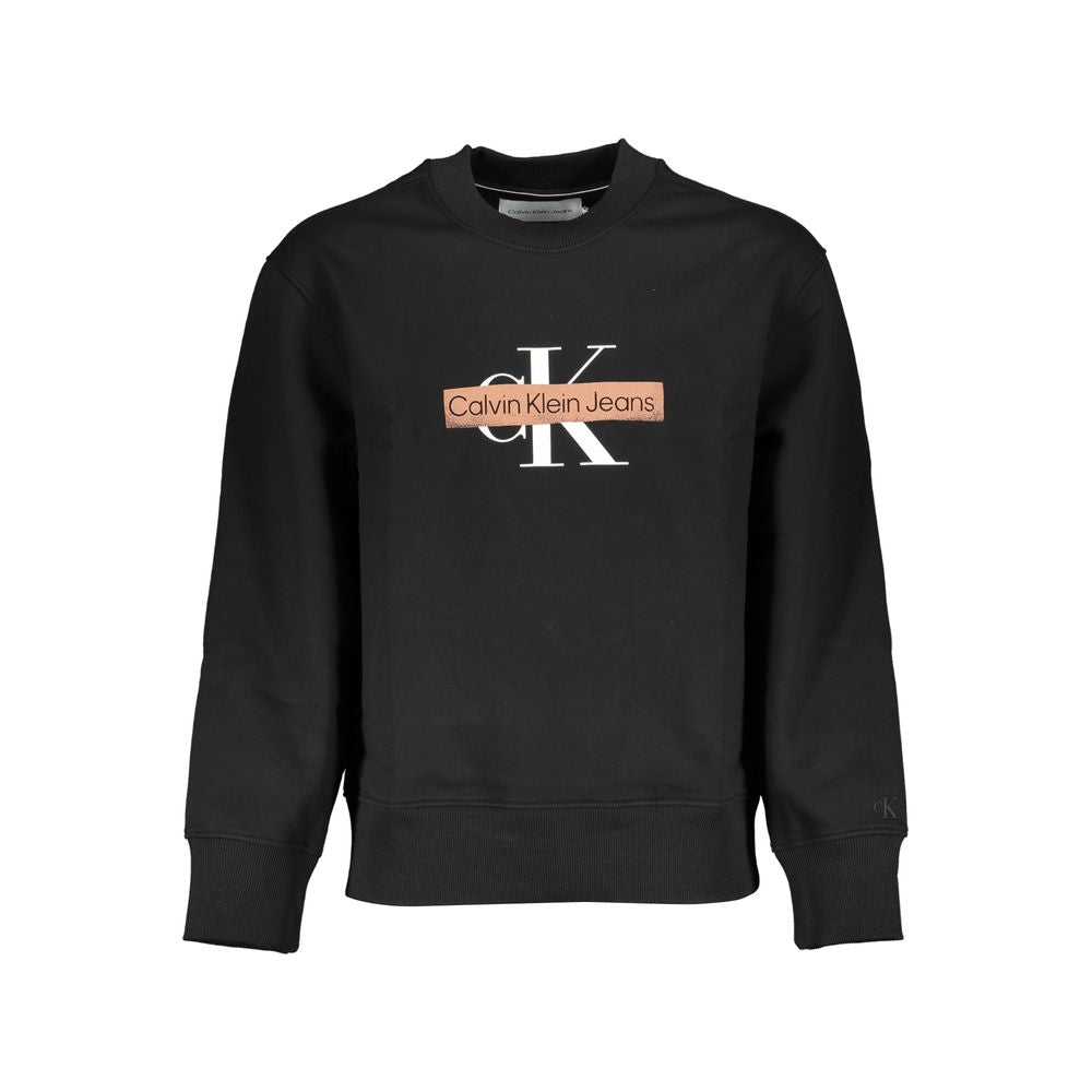 Calvin Klein Schwarzer Baumwoll-Sweatshirt